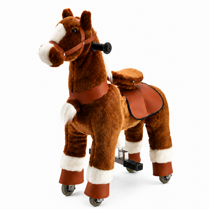 ZEROOXRIDE small brown ride-on horse product image