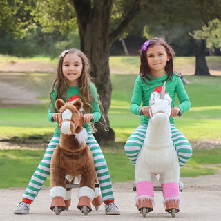ZEROOXRIDE ride-on horse and unicorn toys for kids